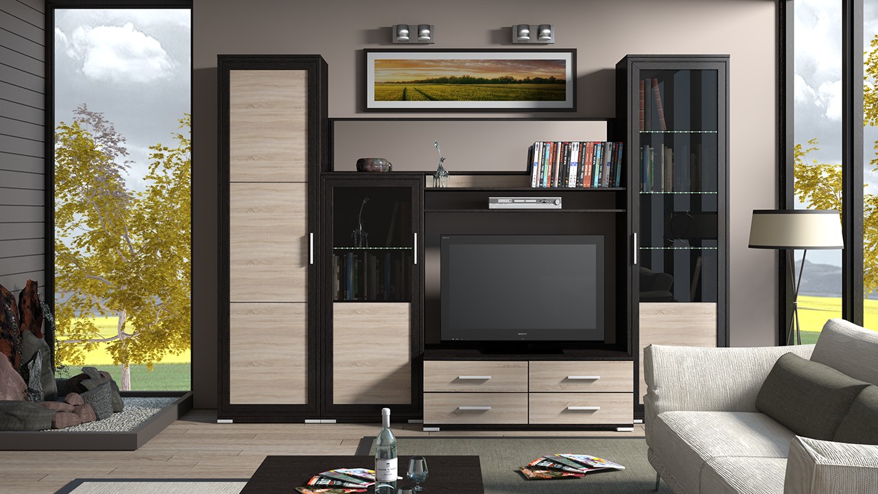 Нео-2» модульная мебель для гостиной - купить по лучшей цене в интернет-магазине "Мир Мебели" в городе Нижний Новгород